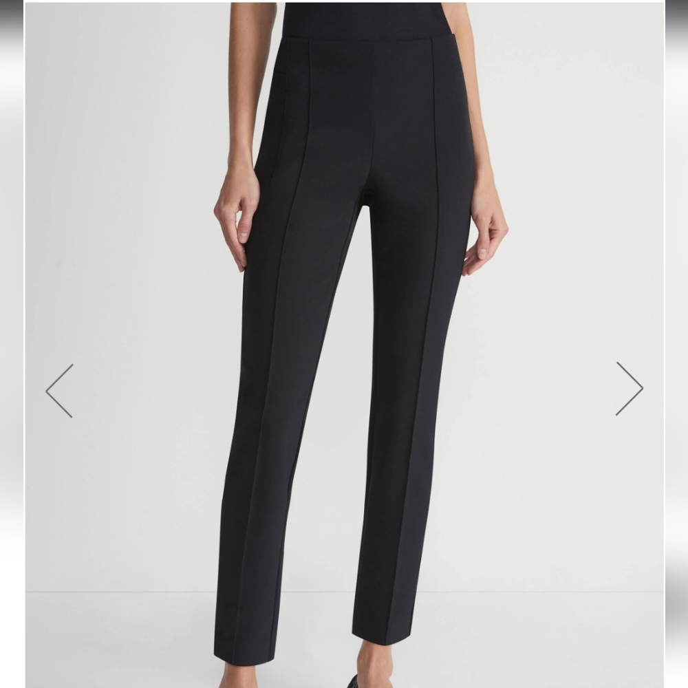 Lafayette 148 New York Stretch Black Gramercy Dress Pants Like New